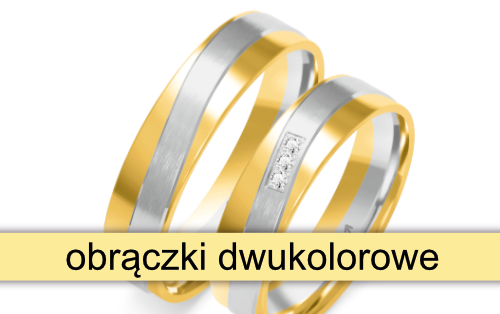 obrączki dwukolorowe